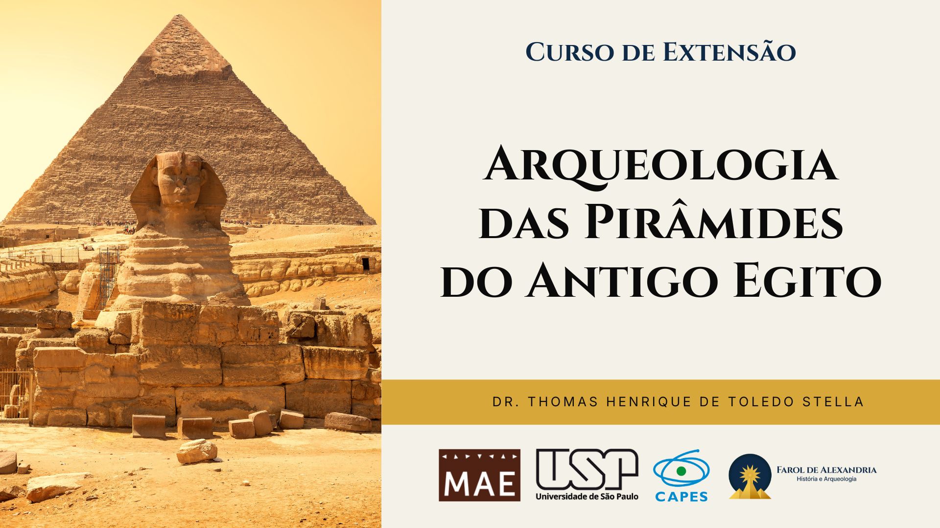 Miniatura Curso: Arqueologia das Pirâmides do Egito