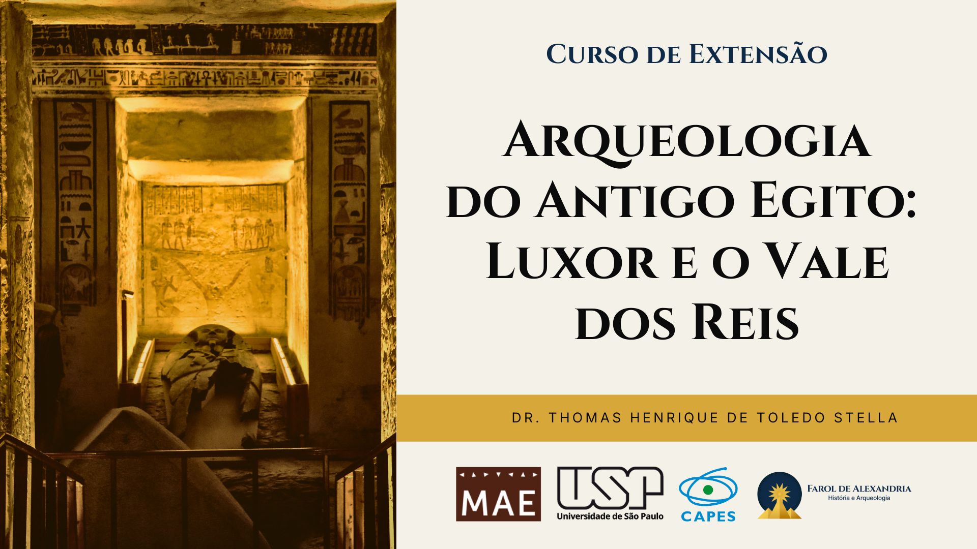Miniatura Curso: Arqueologia do Antigo Egito: Luxor e o Vale dos Reis